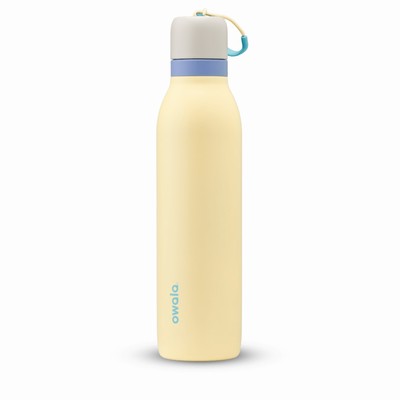 Owala 24oz FreeSip® Twist Water Bottles Yellow | 6819-XDPBJ